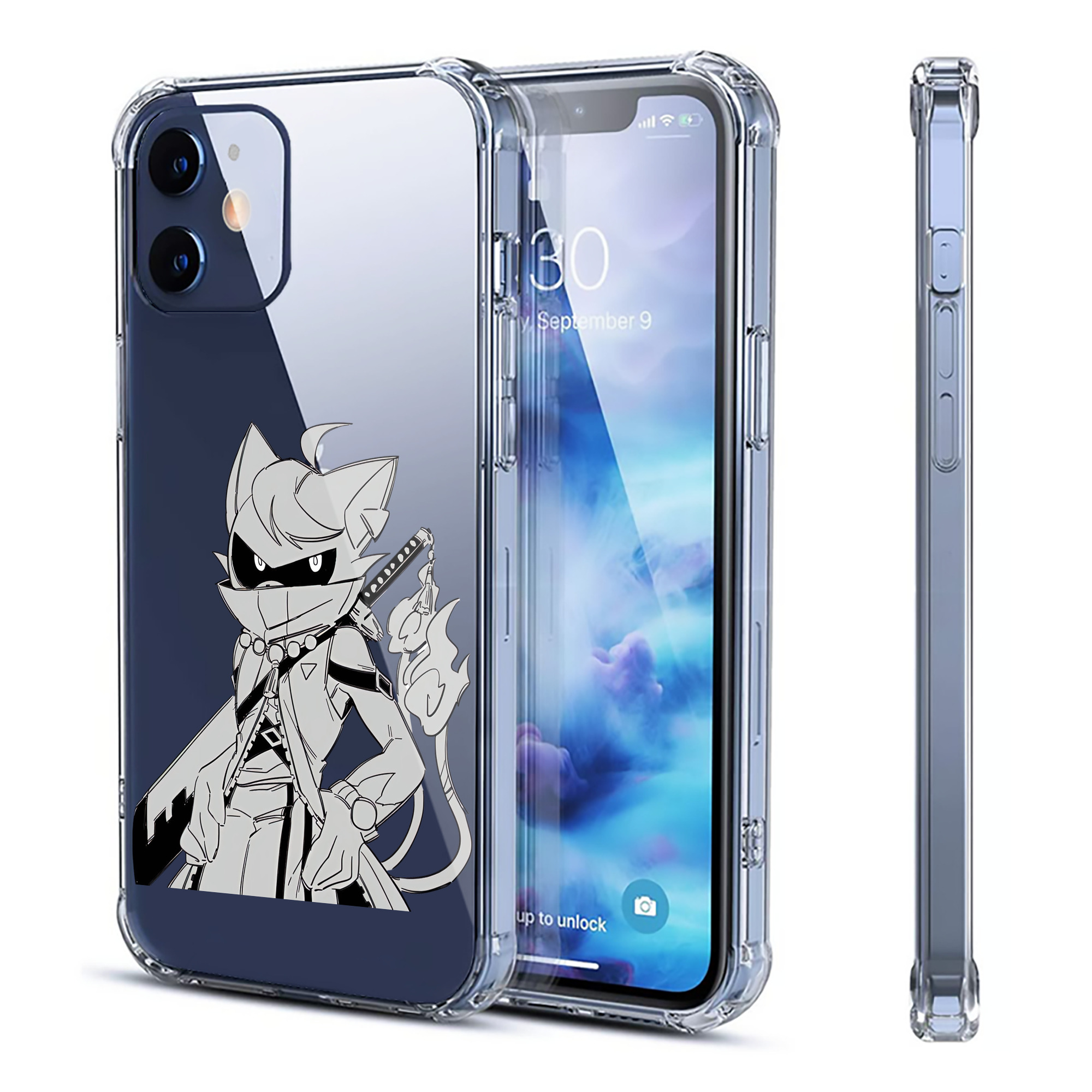 （画像用） 妖怪ウォッチ Yo-kai Watch 【iPhone 12シリーズ対応】透明スマホケース（クリアソフトケース）